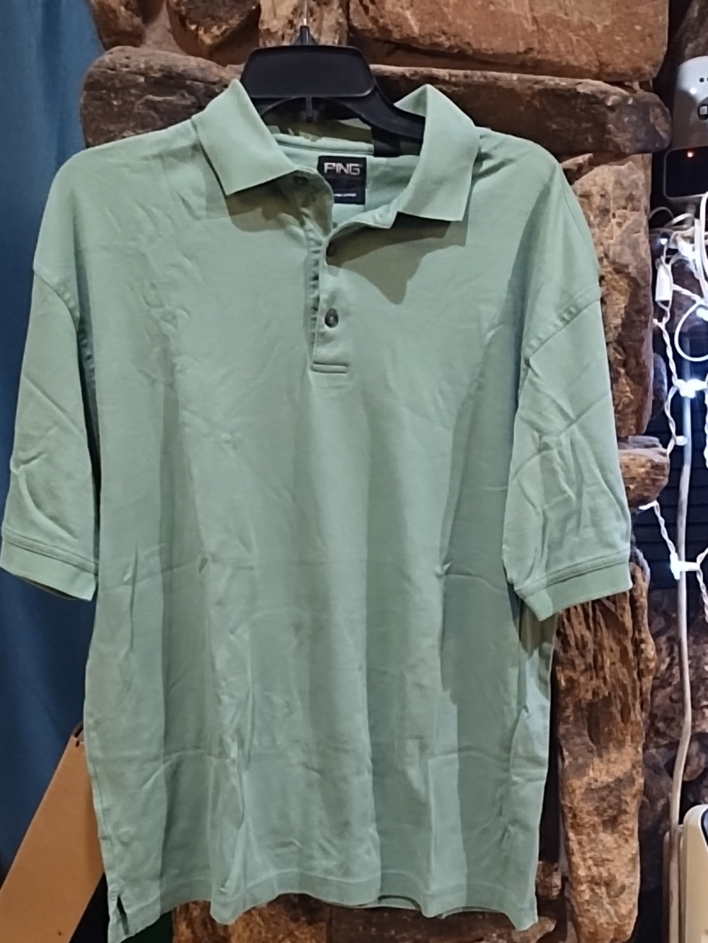 PING Men’s Light Green Polo Shirt